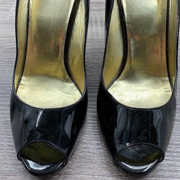 Dolce & Gabbana EU 39.5 Patent Leather Open Toe High Heel Slip On Shoes. - Picture 4 of 10